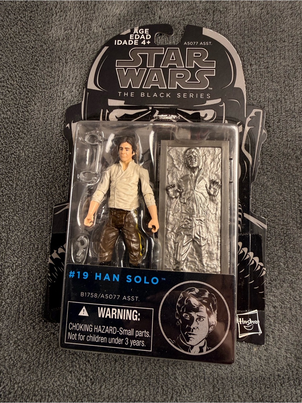 Star Wars Black Series Han Solo Action Figure - White, Brown, Silver, Black